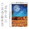 5x7ft Polyester Halloween Backdrop Moonlight Pumpkin Fallen Leaves Photography Background for Birthday Baby Shower Trick or Treat Party Decoration Banner Photo Studio Props